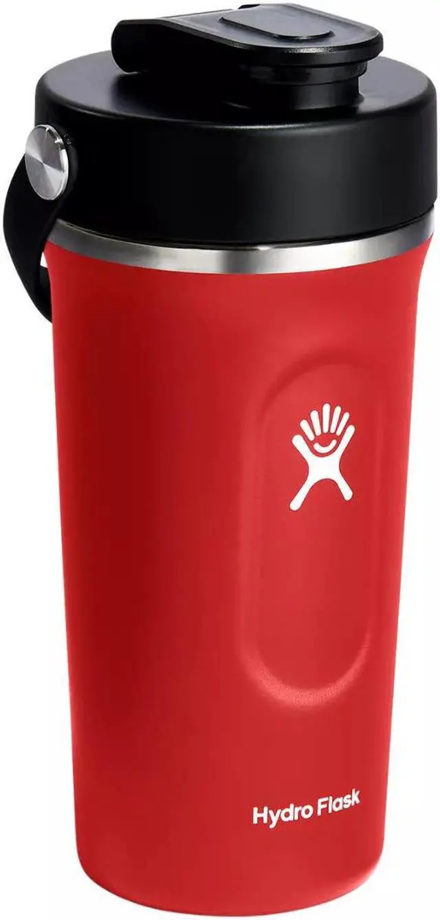 Alt view image 2 of 4 - Hydro Flask Double Wall Vacuum Insulated Shaker Bottle, 24oz - Goji Red