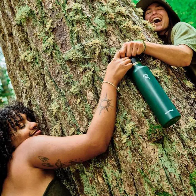 Alt view image 4 of 9 - Hydro Flask Insulated Standard Mouth Flex Cap Water Bottle, 21 oz - Cascade Blue