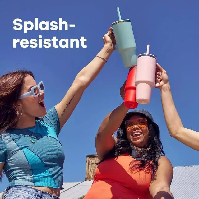 Alt view image 4 of 5 - Hydro Flask Insulated Tumbler with Lid and Double Wall, 32 oz - Black