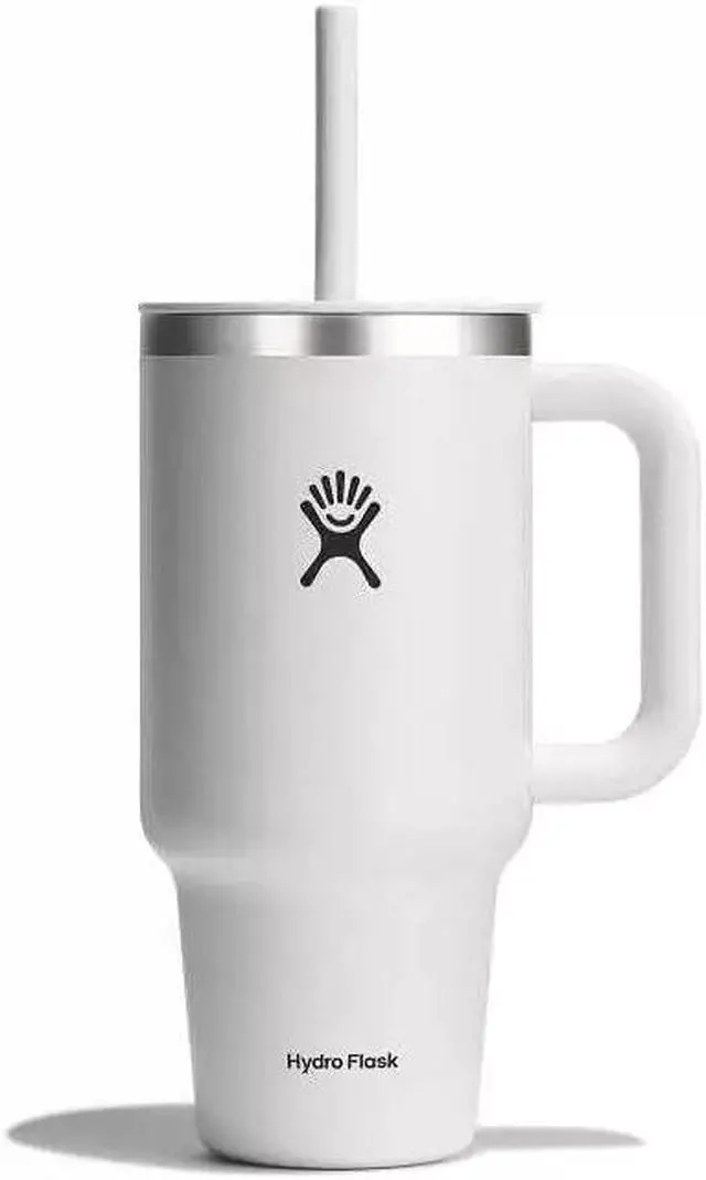 Main image of Hydro Flask Insulated Tumbler with Lid and Double Wall, 32 oz - White