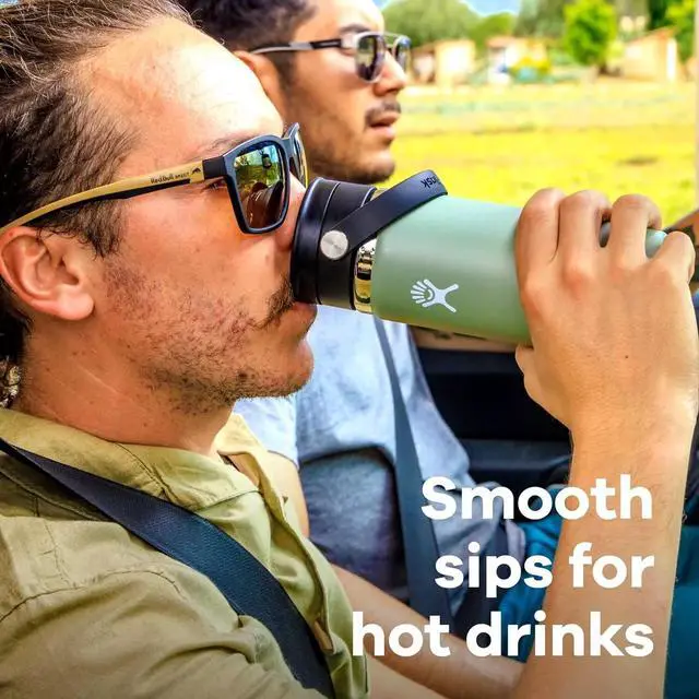 Alt view image 3 of 6 - Hydro Flask Insulated Wide Mouth Water Bottle Mug with Sip lid, 16 oz - Cascade