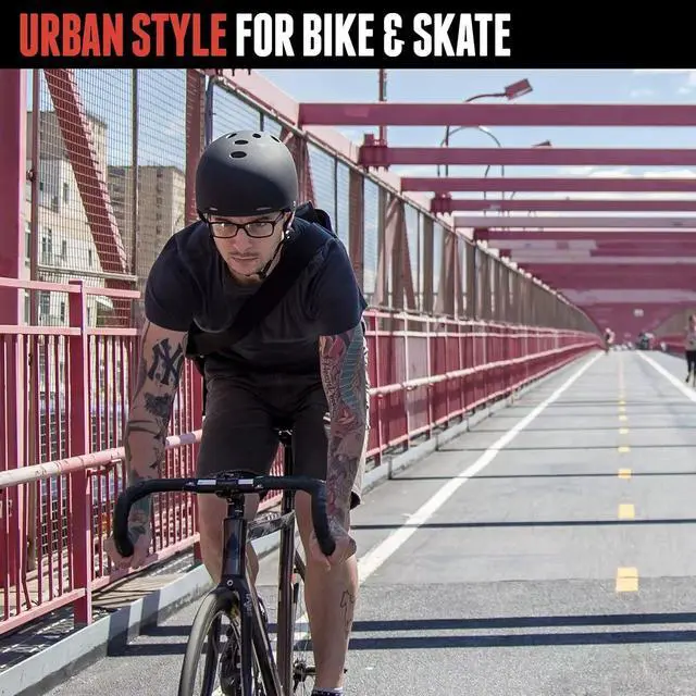 Alt view image 4 of 5 - Triple Eight Gotham Dual Certified MIPS Skateboard/Bike Helmet, Blue Matte, L/XL