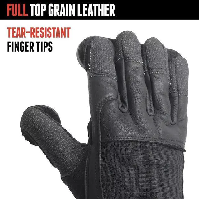 Alt view image 2 of 5 - Triple Eight Adjustable Sliders Longboard Gloves - Black, Size Small/Medium