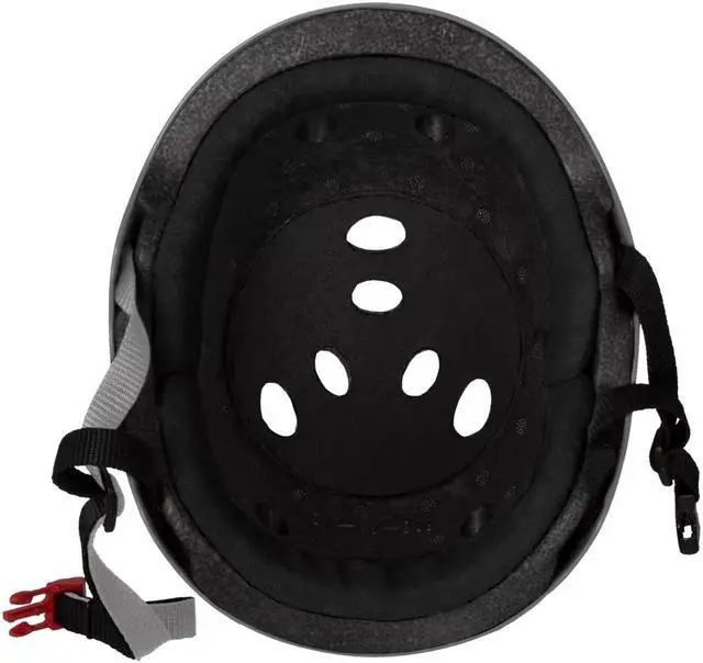 Alt view image 3 of 5 - Triple Eight Certified Adjustable Sweatsaver Helmet - Black Rubber, Size S/M