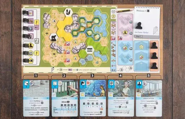Alt view image 5 of 5 - Capstone Games Ark Nova Marine Worlds Expansion Strategy Board Game, 1-4 Players