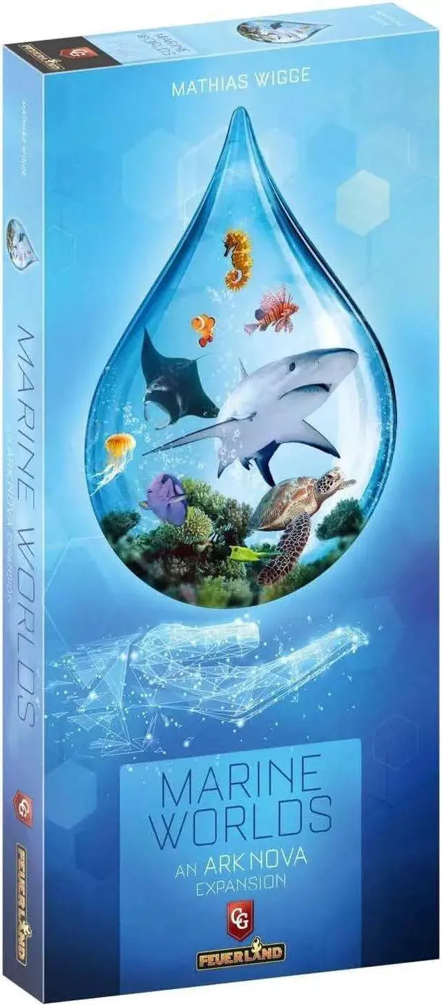Alt view image 3 of 5 - Capstone Games Ark Nova Marine Worlds Expansion Strategy Board Game, 1-4 Players