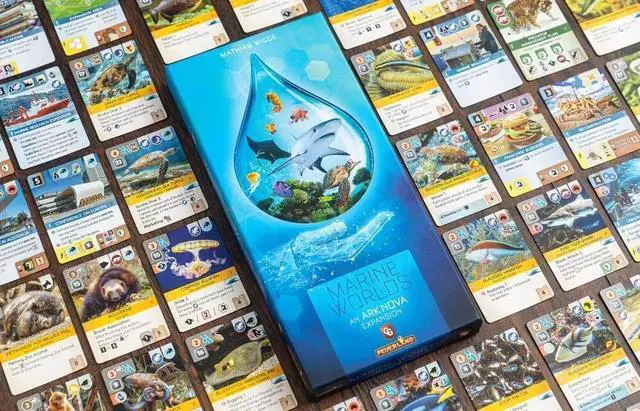 Alt view image 2 of 5 - Capstone Games Ark Nova Marine Worlds Expansion Strategy Board Game, 1-4 Players