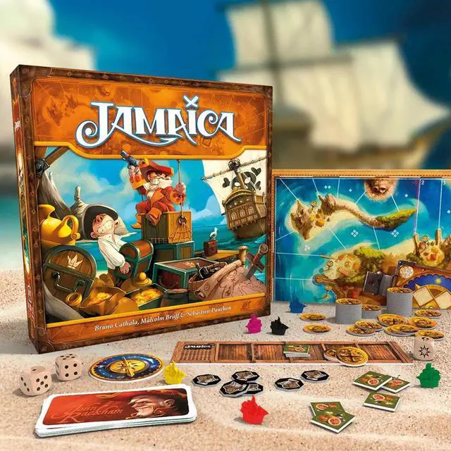 Alt view image 4 of 6 - Space Cowboys Jamaica Board Game for Kids & Adults, 2-6 Players - Ages 8+