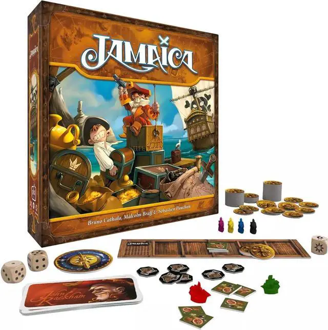 Alt view image 2 of 6 - Space Cowboys Jamaica Board Game for Kids & Adults, 2-6 Players - Ages 8+