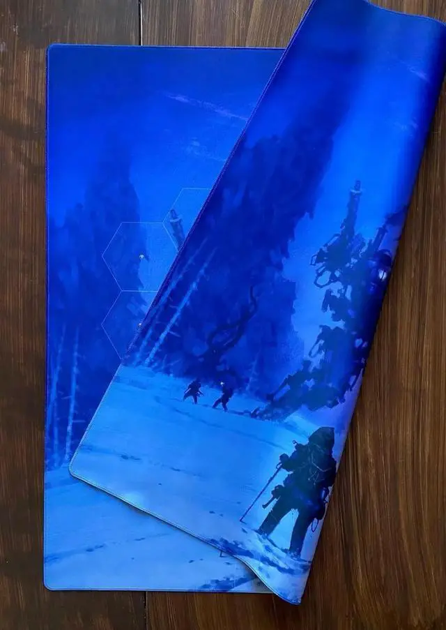 Alt view image 2 of 4 - Stonemaier Games Expeditions Playmat | 35.4"x 35.4" | with Double-Stitched Edges