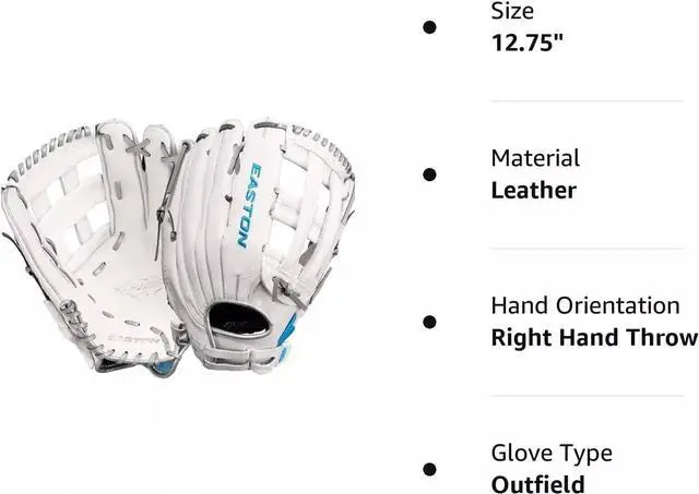 Alt view image 3 of 3 - Easton Ghost NX 12.75-Inch Fastpitch Softball Glove Series, Right Hand Throw