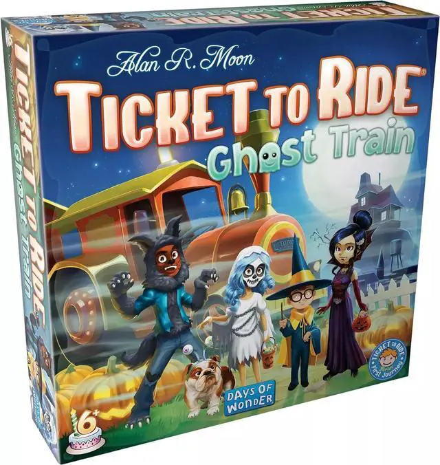 Main image of Days of Wonder Ticket to Ride Ghost Train Board Game for 2-4 Players, Ages 6+