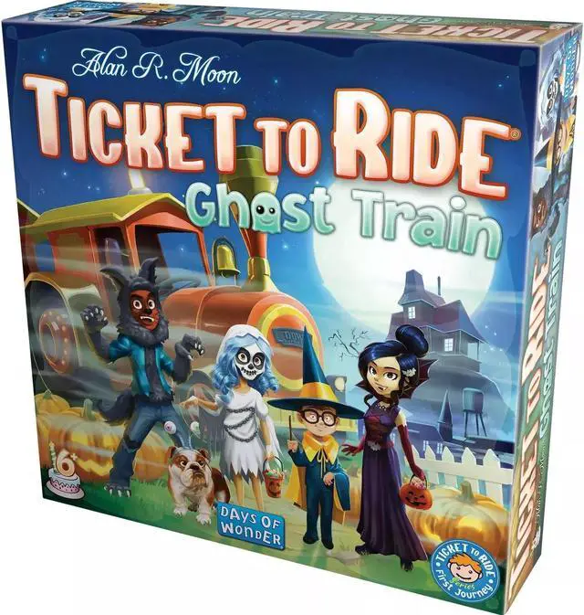 Alt view image 3 of 4 - Days of Wonder Ticket to Ride Ghost Train Board Game for 2-4 Players, Ages 6+