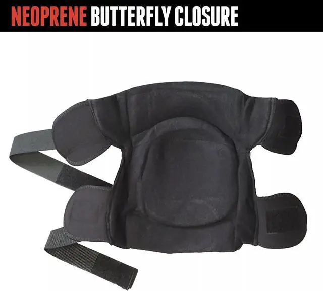 Alt view image 2 of 5 - Triple Eight KP 22 Heavy-Duty Skateboarding Knee Pads - Black, Medium