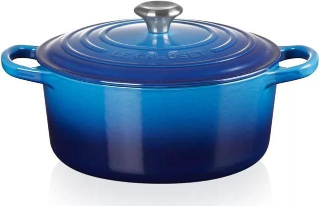 Main image of Le Creuset Enameled Signature Round Casserole Dish With Lid, 3.5 qt - Azure