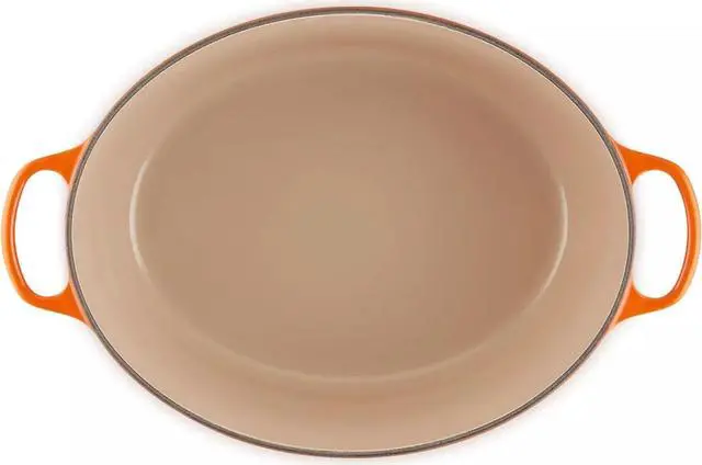Alt view image 5 of 5 - Le Creuset Enamelled Cast Iron Signature Oval Dutch Oven, 15.5 qt, Flame
