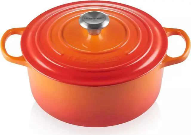 Main image of Le Creuset Enameled Cast Iron Signature Round Dutch Oven, 5.5 qt. - Flame