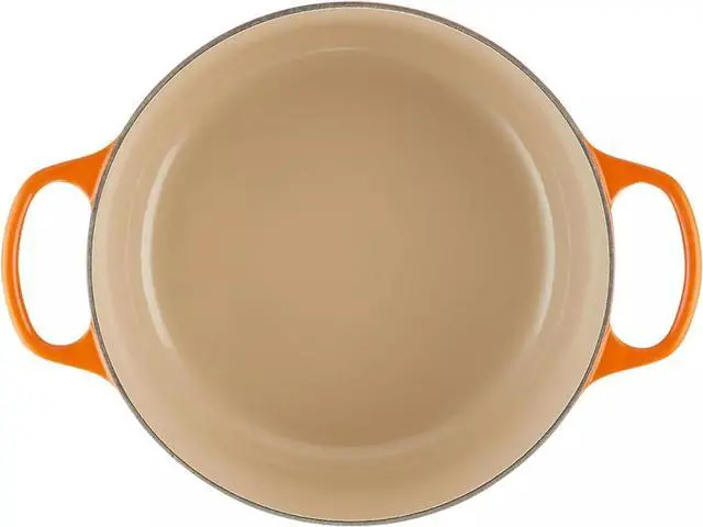 Alt view image 7 of 7 - Le Creuset Enameled Cast Iron Signature Round Dutch Oven, 5.5 qt. - Flame