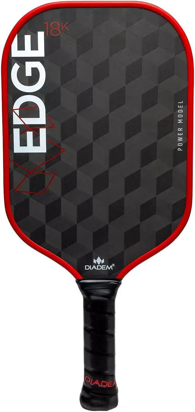 Main image of Diadem Unisex Edge 18K Power USAPA Approved Pickleball Paddle - 16mm, Red