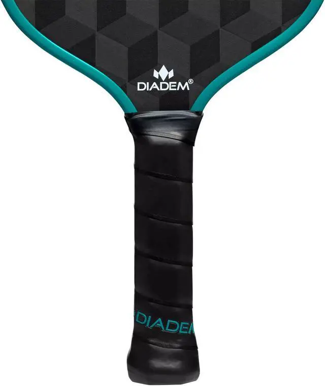 Alt view image 5 of 5 - Diadem Unisex Edge 18K Power USAPA Approved Pickleball Paddle - 16mm, Teal