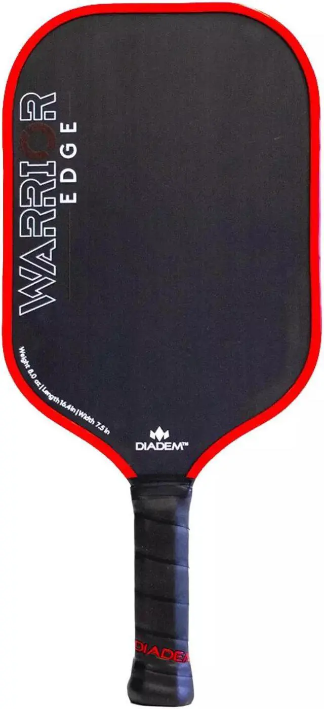 Main image of Diadem Warrior Edge Pickleball Paddle - 16mm Core, Midweight 8oz. - Red