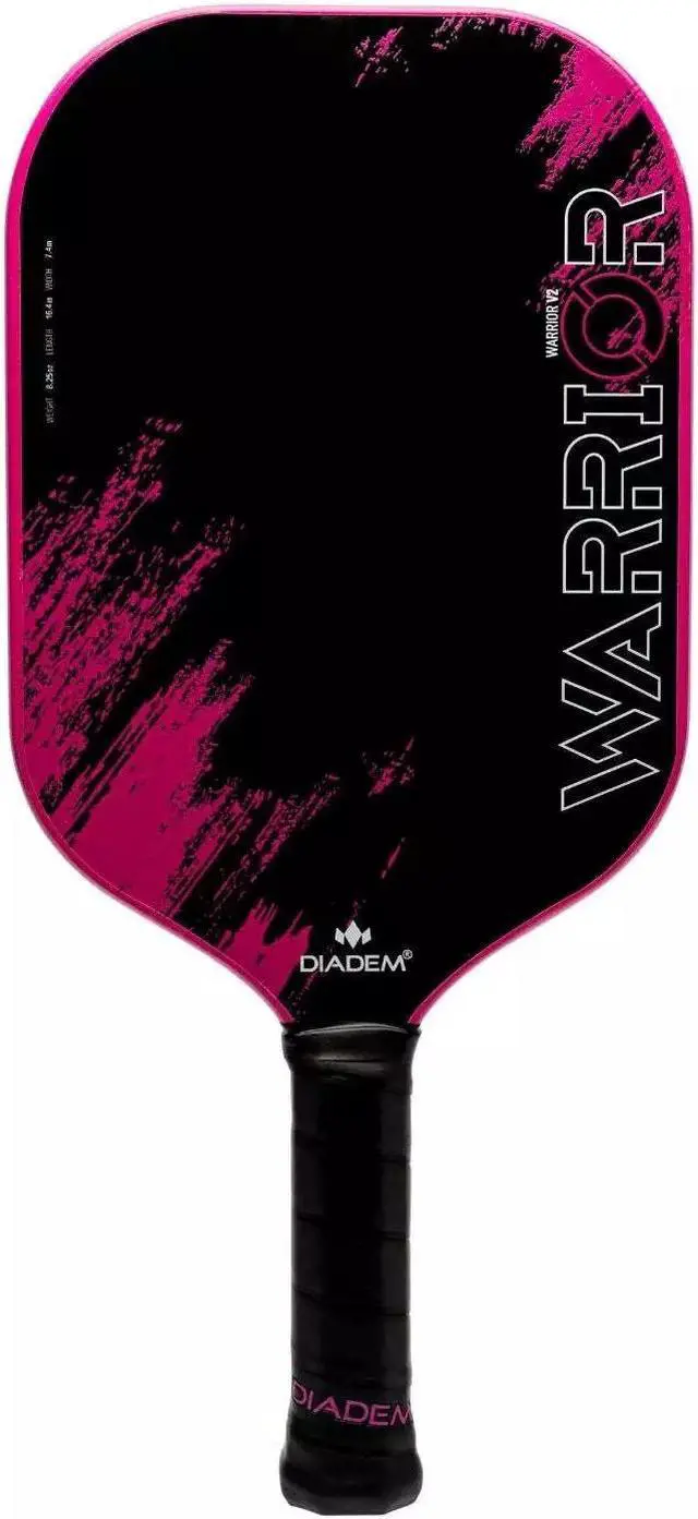 Main image of Diadem Warrior V2 Pickleball Paddle - 19mm Thick, 3 Layer Construction - Pink
