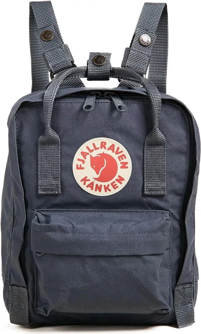 Main image of Fjallraven Comfortable Kanken Mini Classic Outdoor Backpack - Graphite
