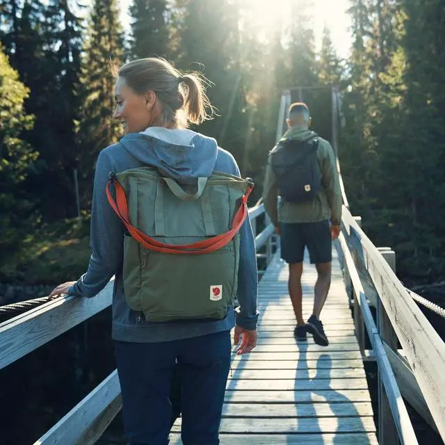 Alt view image 4 of 5 - Fjallraven F23225-560 Comfortable High Coast Convertible Totepack, 23L - Navy