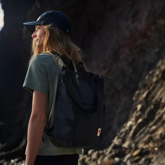 Alt view image 3 of 5 - Fjallraven F23225-560 Comfortable High Coast Convertible Totepack, 23L - Navy