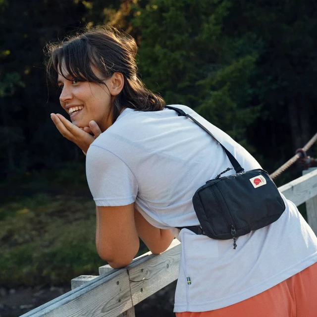 Alt view image 4 of 6 - Fjallraven F23226-550 Adjustable High Coast Waterproof Pocket Bag - Black