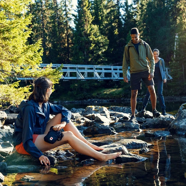 Alt view image 6 of 7 - Fjallraven F23226-614 Adjustable High Coast Waterproof Pocket Bag - Patina Green