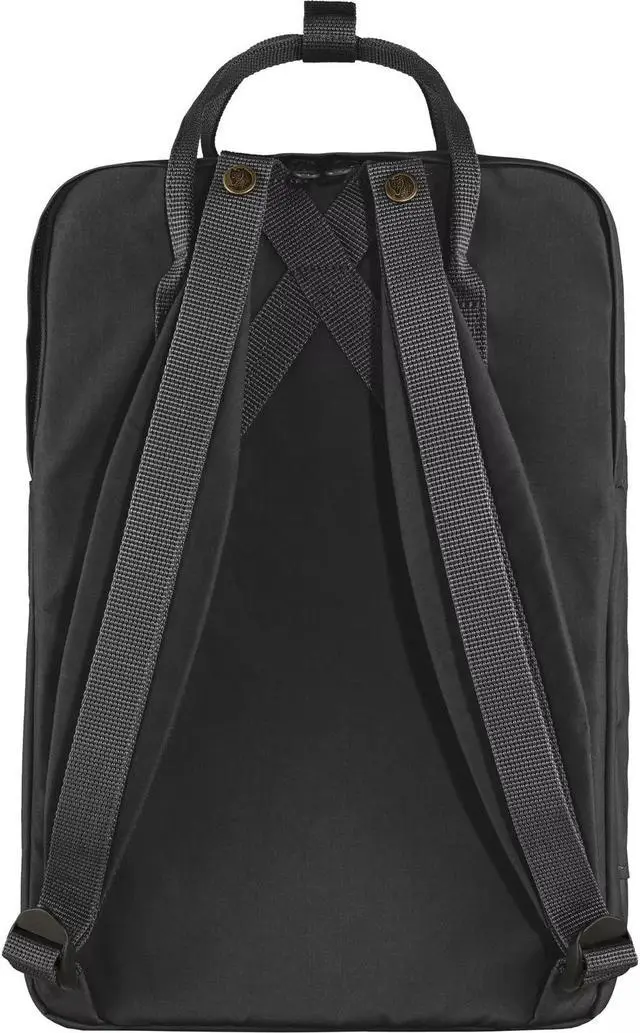 Alt view image 4 of 6 - Fjallraven F23524-550 Adjustable Water Resistant Kanken Backpack, 15 in - Black