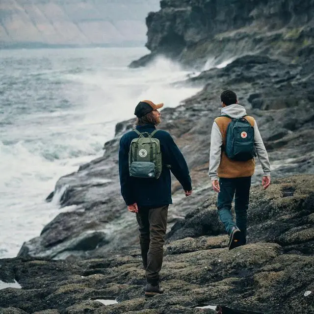Alt view image 3 of 6 - Fjallraven F23524-550 Adjustable Water Resistant Kanken Backpack, 15 in - Black