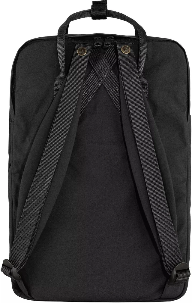 Alt view image 5 of 6 - Fjallraven F23525-550 Adjustable Water Resistant Kanken Backpack, 17-in - Black
