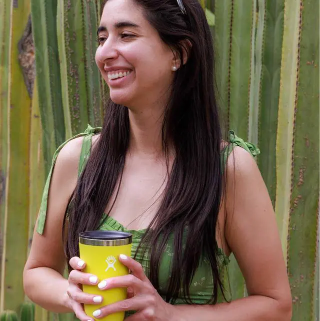 Alt view image 5 of 6 - Hydro Flask Double-Wall Insulated All Around Tumbler w/Lid, 16 oz - Birch Grey