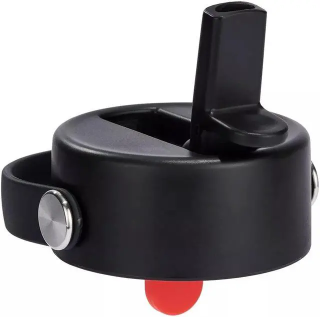 Alt view image 4 of 6 - Hydro Flask Vacuum Insulated Wide Mouth Water Bottle w/Straw Lid, 24 oz - Indigo