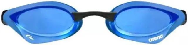 Alt view image 2 of 6 - Arena Unisex Cobra Ultra Swipe Racing Swim Goggles, Anti-Fog, Blue/Blue/Black