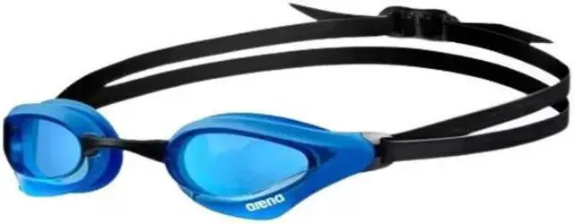 Main image of Arena Unisex Cobra Ultra Swipe Racing Swim Goggles, Anti-Fog, Blue/Blue/Black