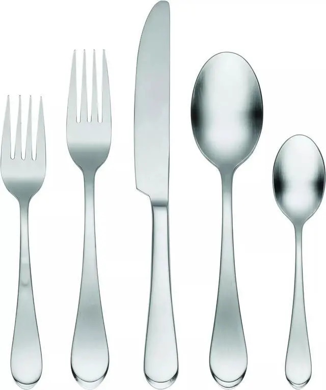 Main image of Oneida H326045Al20 Satin Icarus 45-Piece Everyday Flatware Set, Service For 8