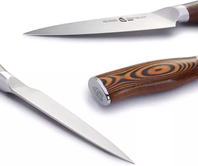 Alt view image 3 of 6 - TUO Cutlery 5'' Utility Kitchen Knife - Fiery Phoenix Series, Stainless Steel