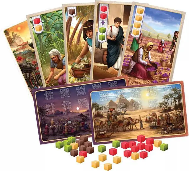 Alt view image 2 of 6 - Century Spice Road Board Game | Strategy/ Exploration/ Family Board Game | Ages 8 + | 2 to 4 Players | Average Playtime 30-45 Minutes | Made by Plan B Games,Multi-Colored,40000ENPBG