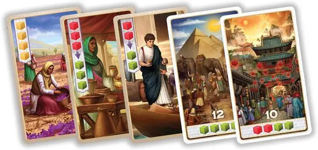 Alt view image 4 of 6 - Century Spice Road Board Game | Strategy/ Exploration/ Family Board Game | Ages 8 + | 2 to 4 Players | Average Playtime 30-45 Minutes | Made by Plan B Games,Multi-Colored,40000ENPBG