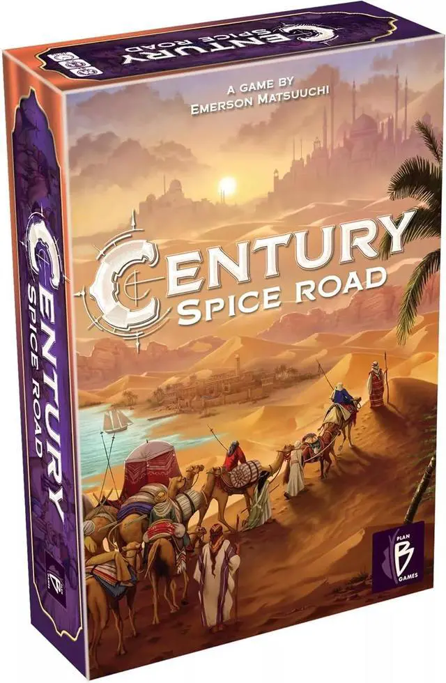 Main image of Century Spice Road Board Game | Strategy/ Exploration/ Family Board Game | Ages 8 + | 2 to 4 Players | Average Playtime 30-45 Minutes | Made by Plan B Games,Multi-Colored,40000ENPBG