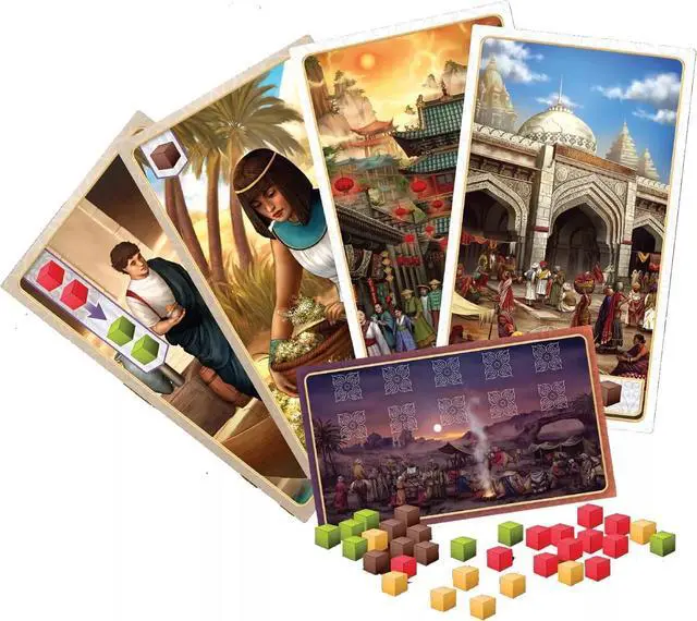 Alt view image 6 of 6 - Century Spice Road Board Game | Strategy/ Exploration/ Family Board Game | Ages 8 + | 2 to 4 Players | Average Playtime 30-45 Minutes | Made by Plan B Games,Multi-Colored,40000ENPBG