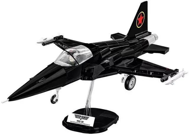 Alt view image 2 of 7 - COBI Top Gun MiG-28 Fighter Antagonistic Aircraft, Toys for Kids, 332 Pieces