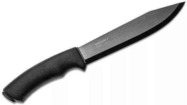 Main image of Morakniv 6.75" Carbon Steel Bushcraft Pathfinder Fixed Blade Knife with Sheath