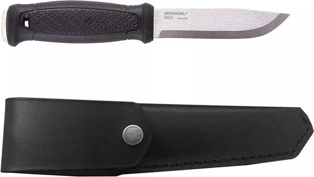 Main image of Morakniv 4.3" Garberg Fixed Blade Knife with Sandvik Blade & Sheath - Black