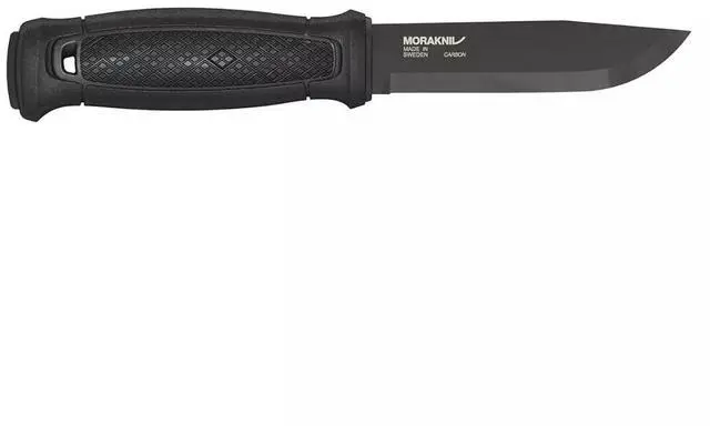 Alt view image 2 of 5 - Morakniv Garberg Full Tang Carbon Steel Fixed Blade Knife with Multi-Moun, Black