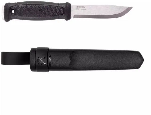 Main image of Morakniv Garberg 4.3" Full Tang Stainless Steel Fixed Blade Knife - Black