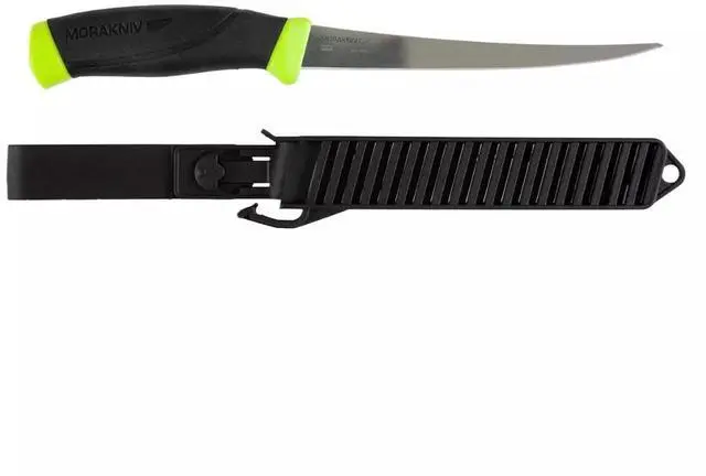 Main image of Morakniv 6.1" Fish Fillet Knife with Sandvik Stainless Steel Blade, Black/Yellow